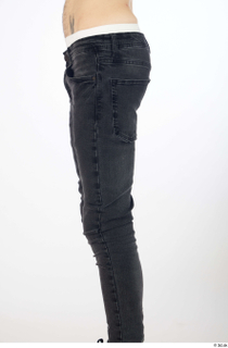 Dio black slim jeans buttock casual dressed thigh 0001.jpg